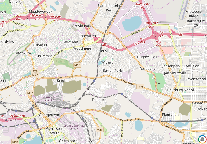 Map location of Berton Park